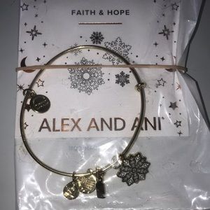 New Alex and Ani 2020 faith & hope gold bracelet